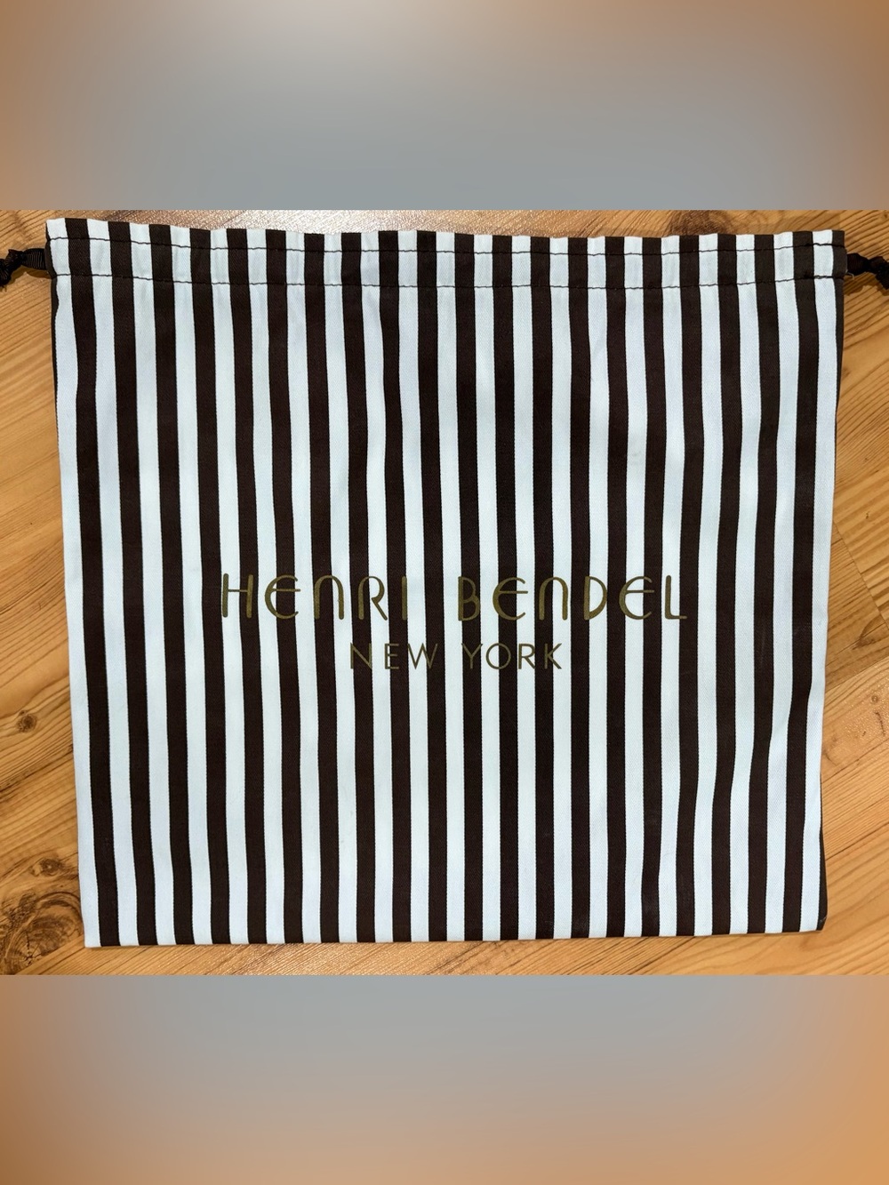 Henri Bendel Signature Stripe Dust Bag